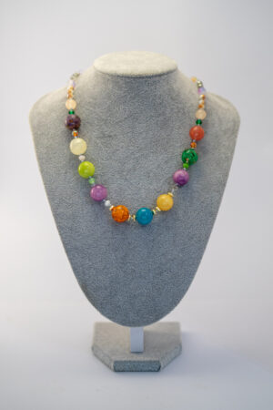 Collar piedras onix y hematita