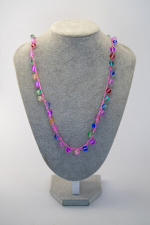 Collar tejido cuarzo sirena