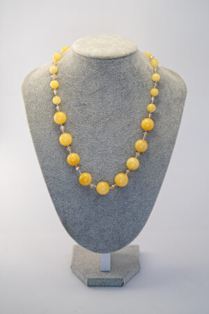 Collar ónix amarillo