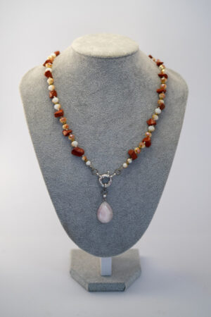 Collar jaspe marrón