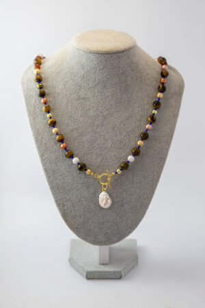 Collar perla barroca