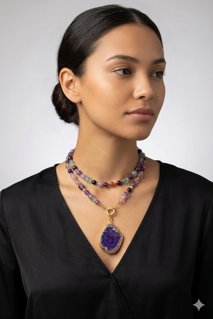 Collar fluorita - Imagen 2
