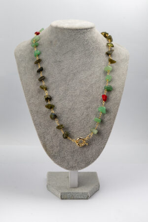 Collar jade labradorita