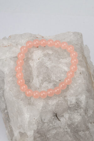 Pulsera elasticada cuarzo cherry 2