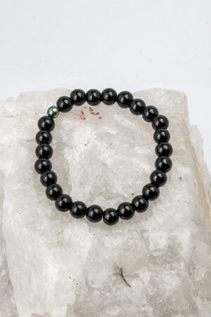 Pulsera elasticada obsidianas