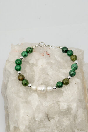 Pulsera jaspe verde