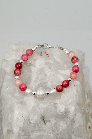 Pulsera Ágatas de Afganistán rojas