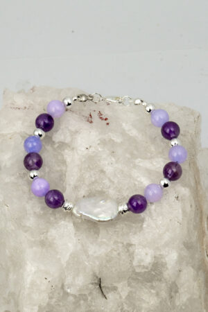Pulsera morada amatista