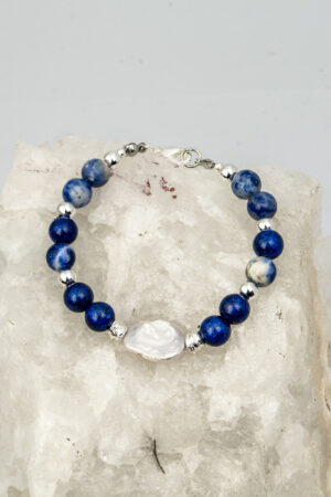 Pulsera lapiaslázuli barroca