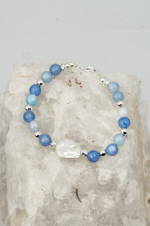 Pulsera aguamarina