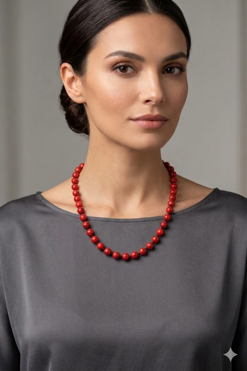 Collar Howlita roja - Imagen 2