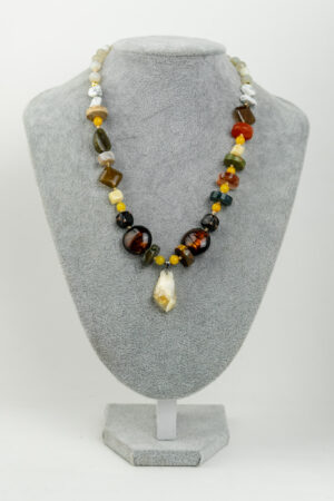 Collar mix piedras y citrino