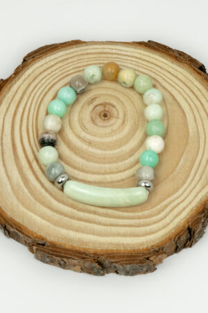 Pulsera jaspe aqua
