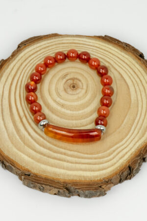 Pulsera ágata cornalina