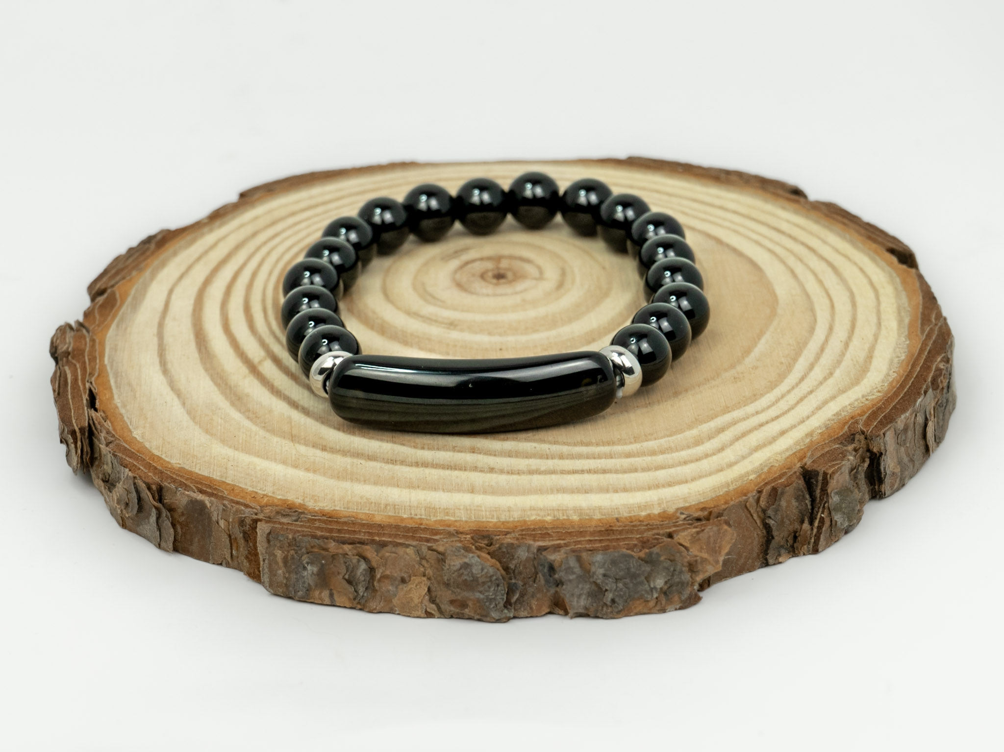 Pulsera ónix negro - Imagen 2