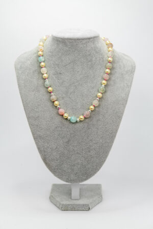 Collar perla pastel