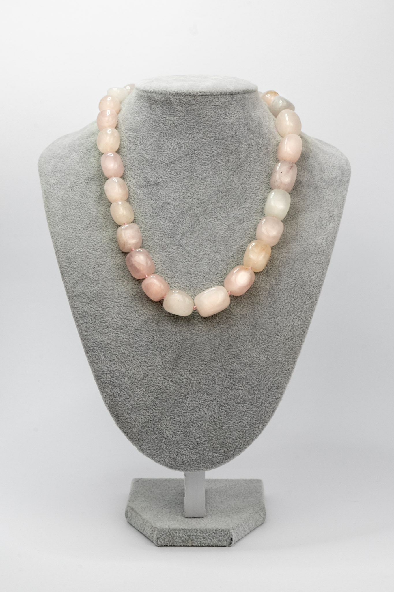 Collar cuarzo rosa