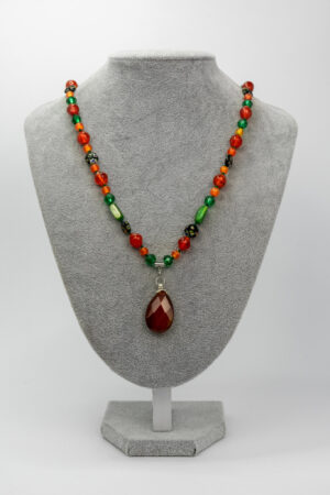 Collar murano y cristales