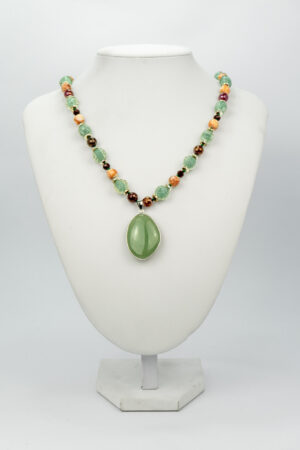 Collar jaspe y jade