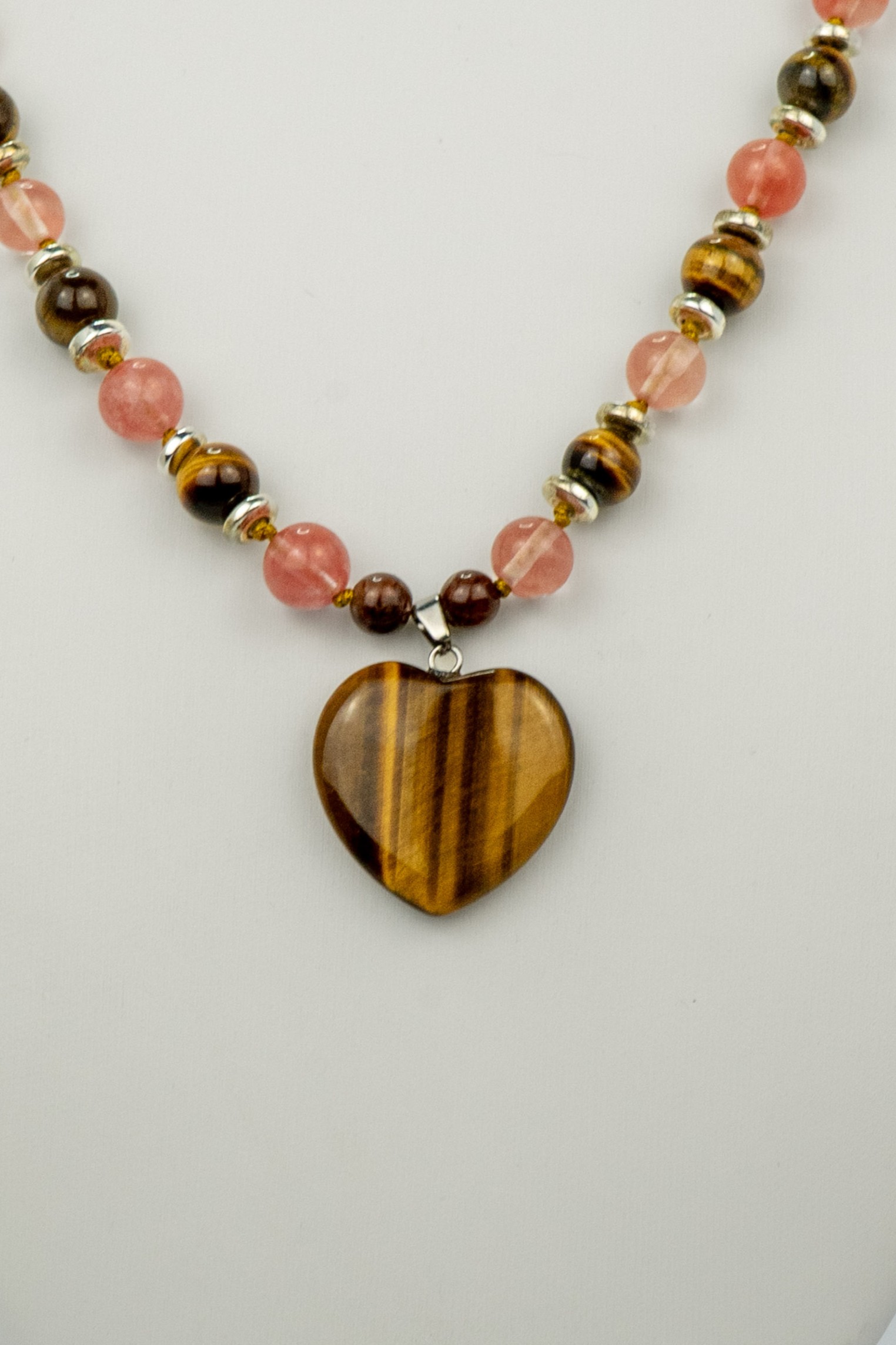 Collar cuarzo cherry volcano - Imagen 2